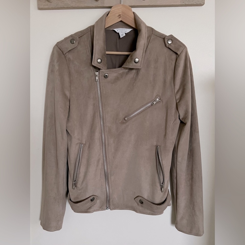 Market + Spruce Soft Maeve Jacket w/ Zippers + Buttons Size S